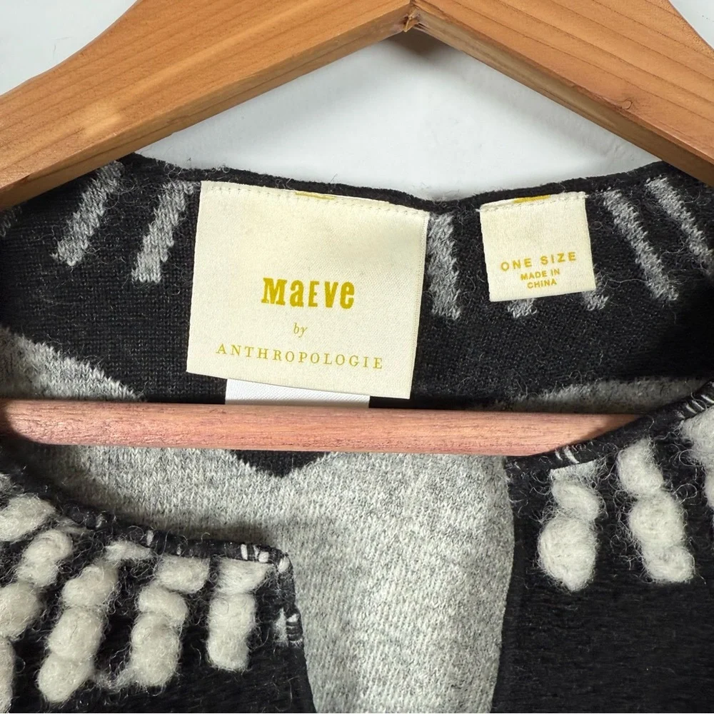Anthropologie Sherpa Striped Cardigan, O/S - Picture 7 of 10